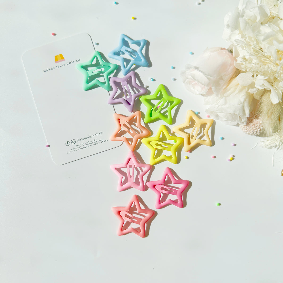 Hair Clips Tagged "pink" MANGO JELLY