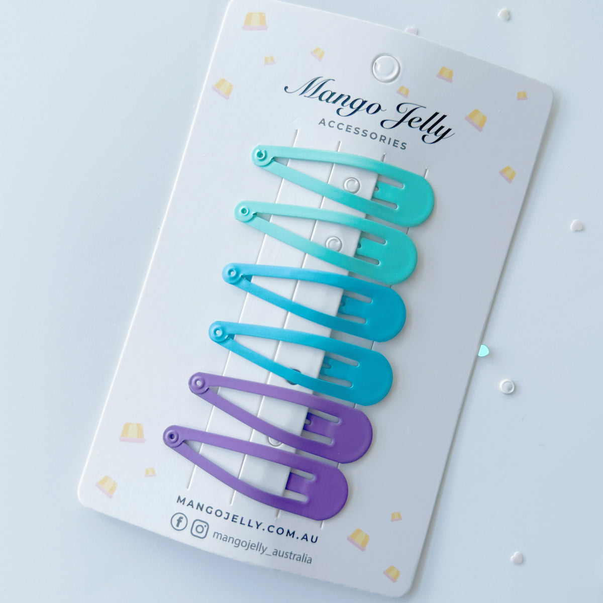 Sugar Sparkles Handmade Collection - Everyday Matte Snap Clips