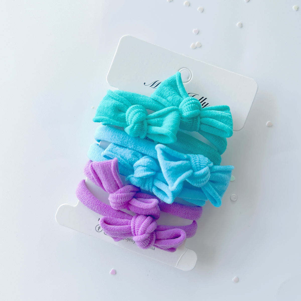SugarSparkles Handmade Collection - Hair ties (BLUE)
