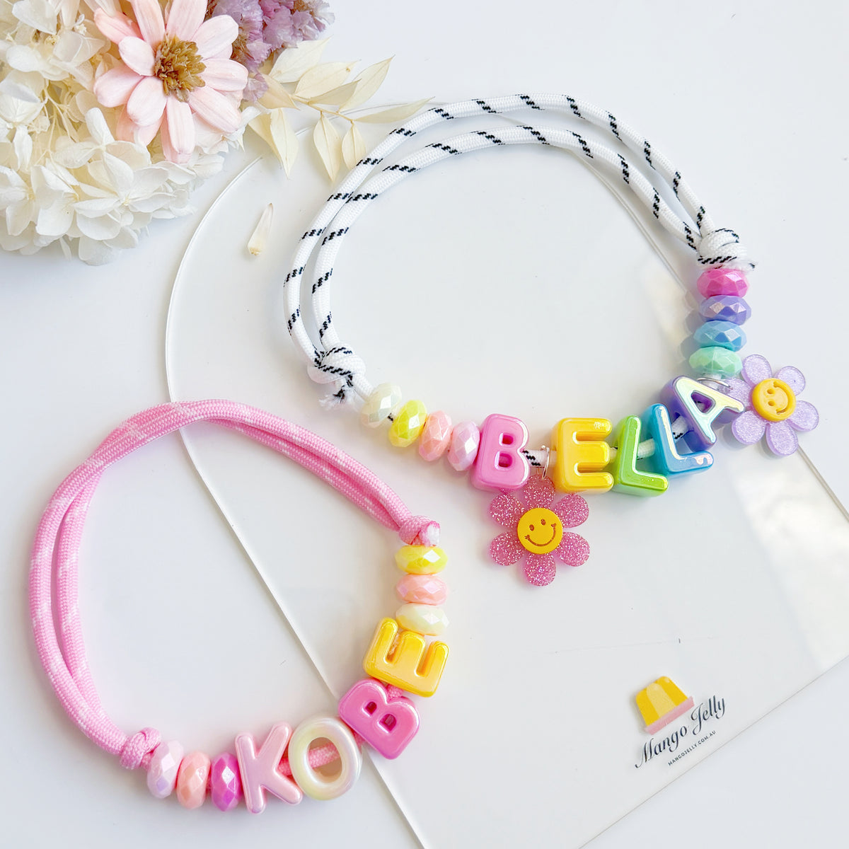Personalised Pet Collar | Custom Name Beaded Collar