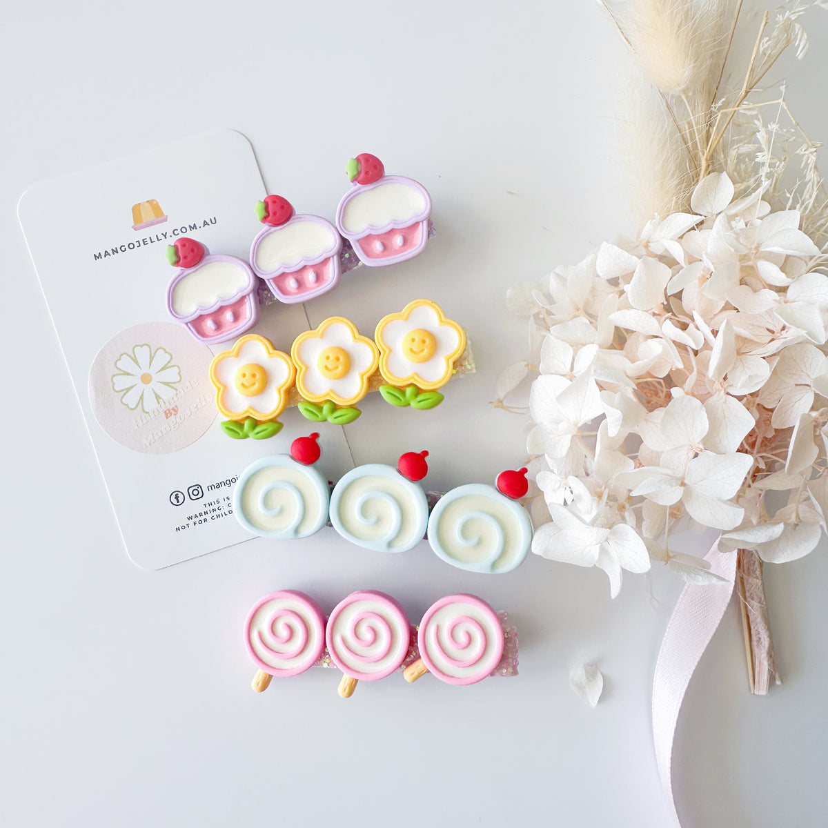 Tea time treats handmade collection - Ali clips