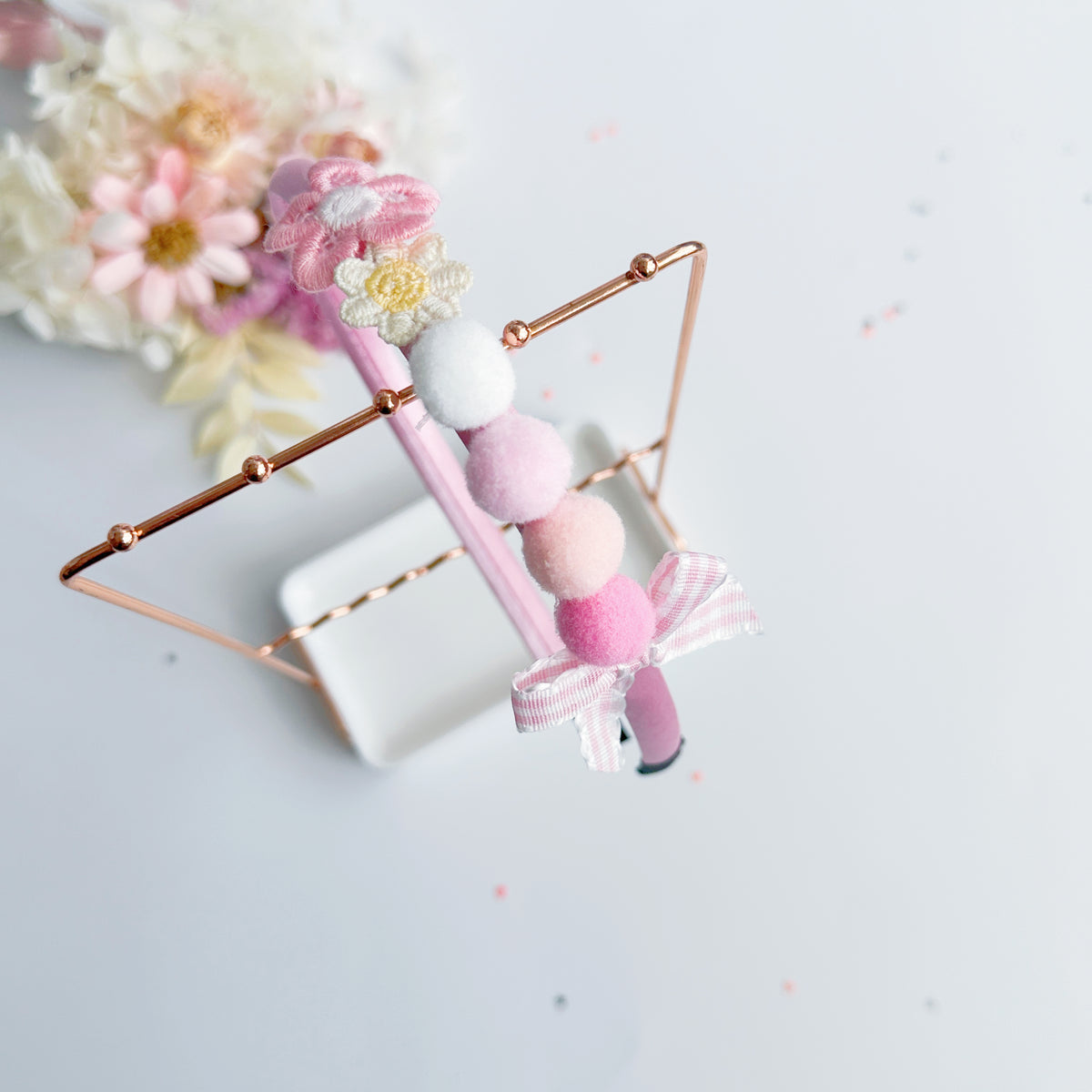Bunny Bloom Handmade Collection - Pink Headband