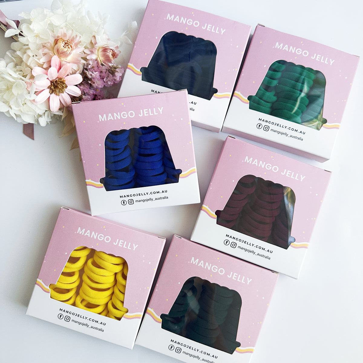 3cm Metal-Free School Hair Ties – Soft & Gentle