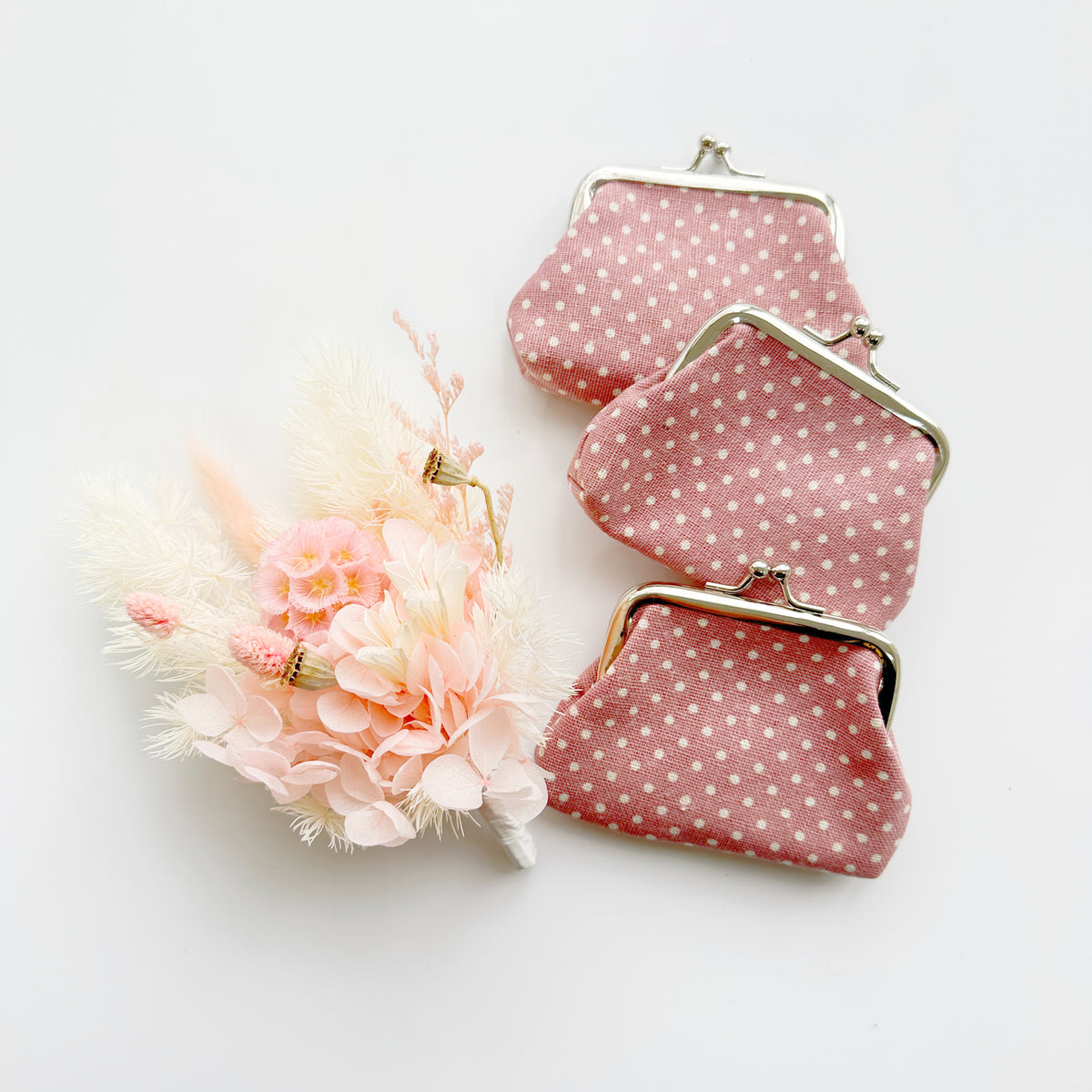 Mini Coin Purse - Classic Polka dots (Clearance)