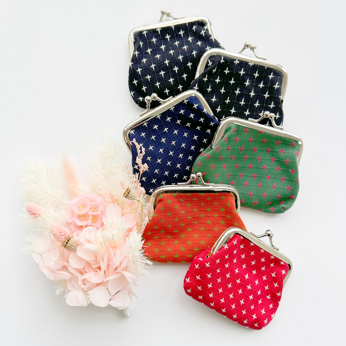 Mini Coin Purse - Fabrics patterned (Clearance)
