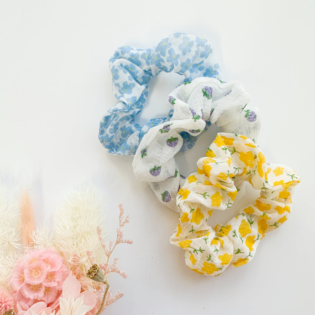 Scrunchies bundles - little flowers mix