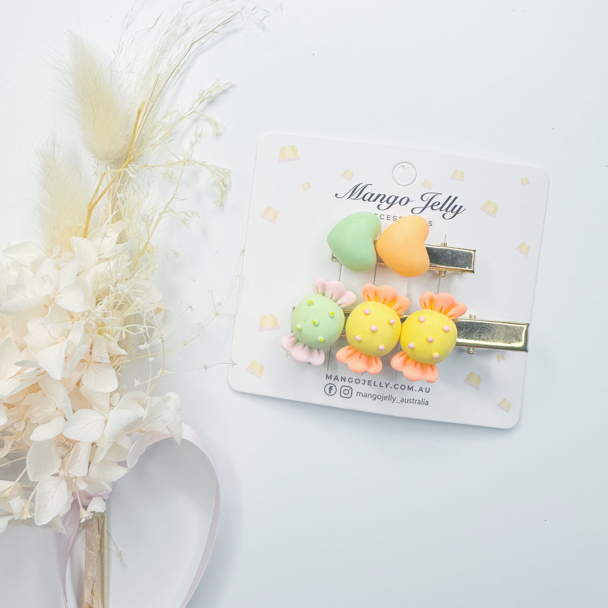 Candy Brights Handmade Collection - Alligator clips