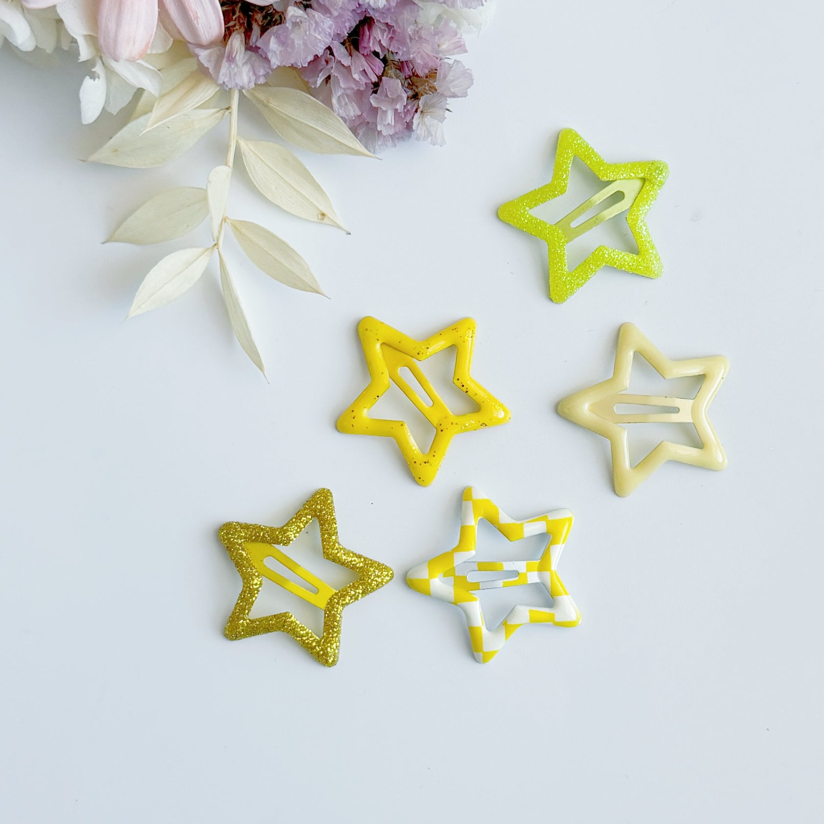 Sparkling Star snap clips