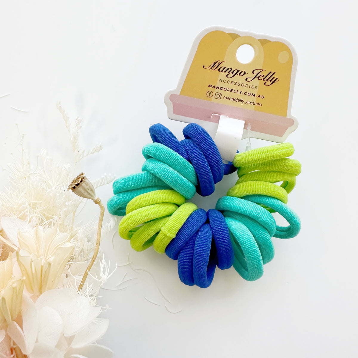 Tea time treats handmade collection - Metal Free Hair Ties