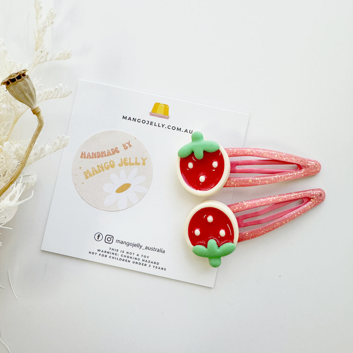 Tea time treats handmade collection - Snap clips