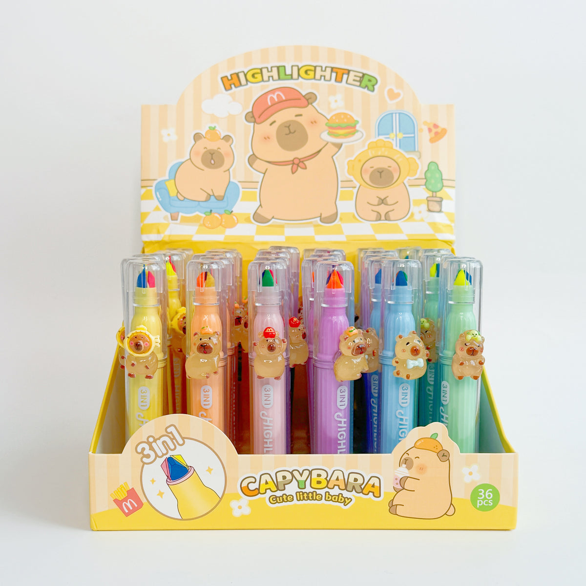Capybara 3 in 1 Highlighters