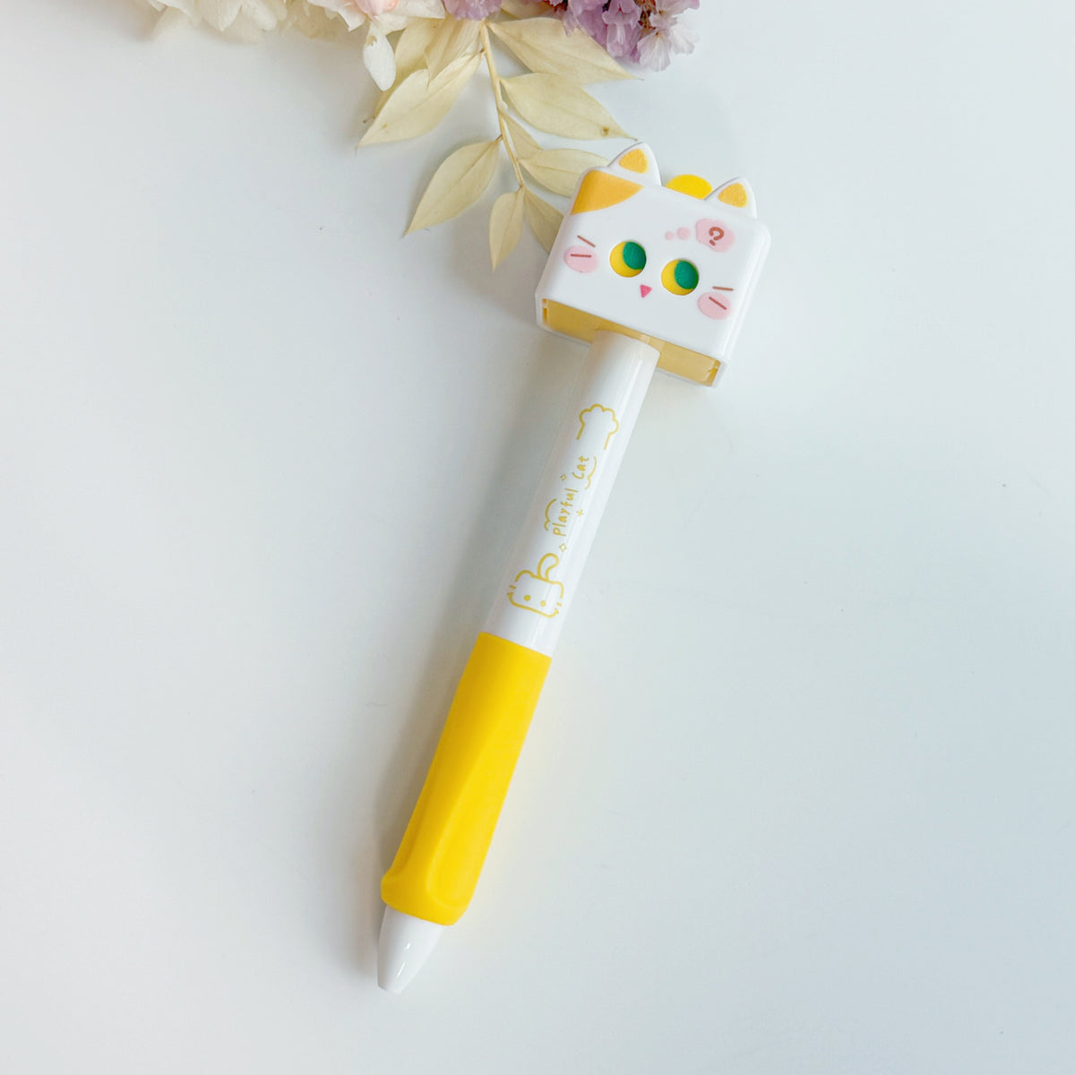 Funny Face Cat Click Gel Pen