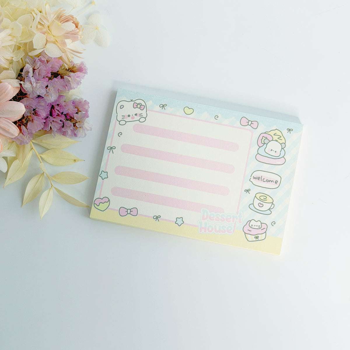 Pastel Kitty Note Pad