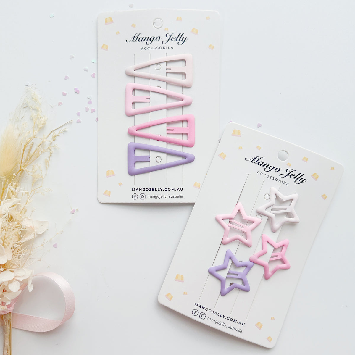 The Marshmallow snap clips - Star