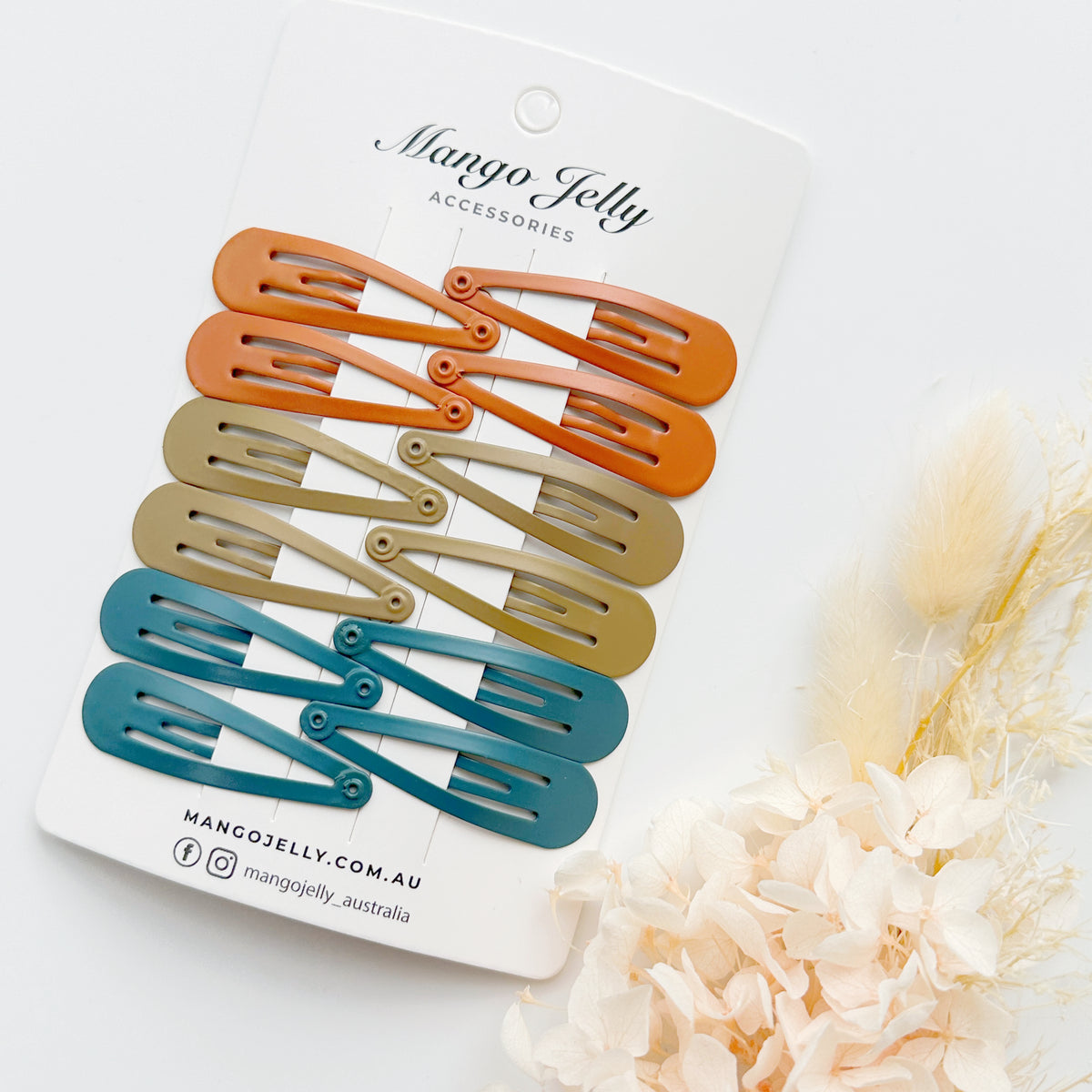 Essential Snap Hair clips - Natural