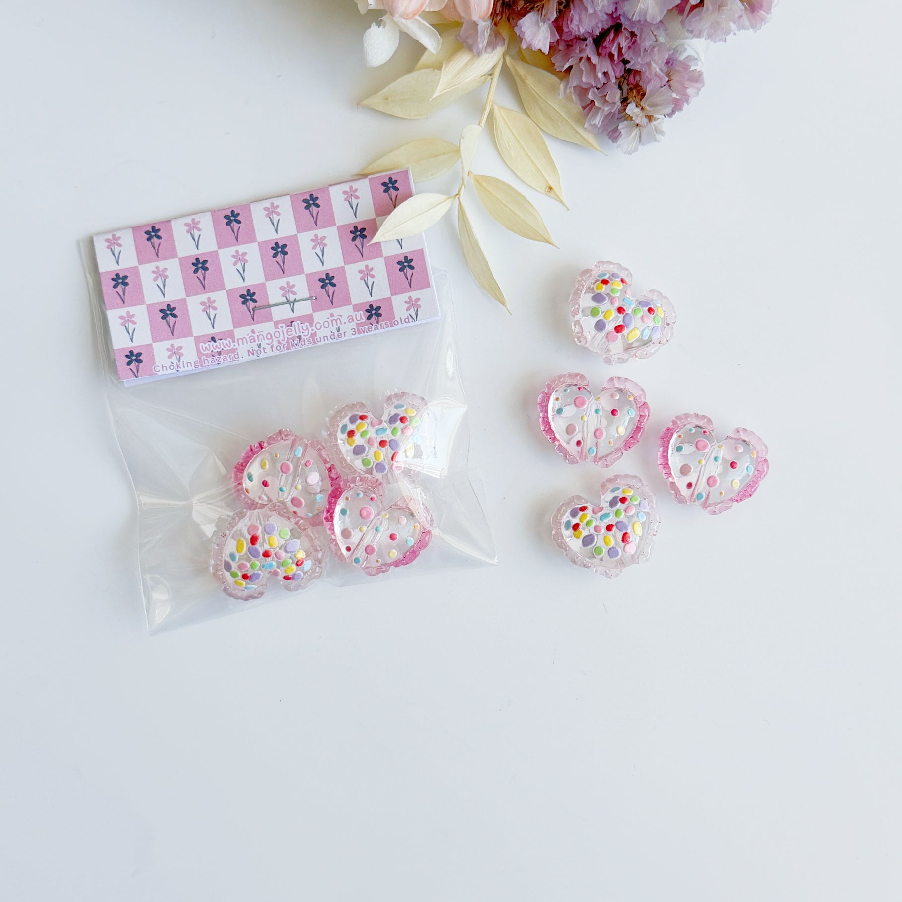 Cute beads Pack | Cute embossed bead