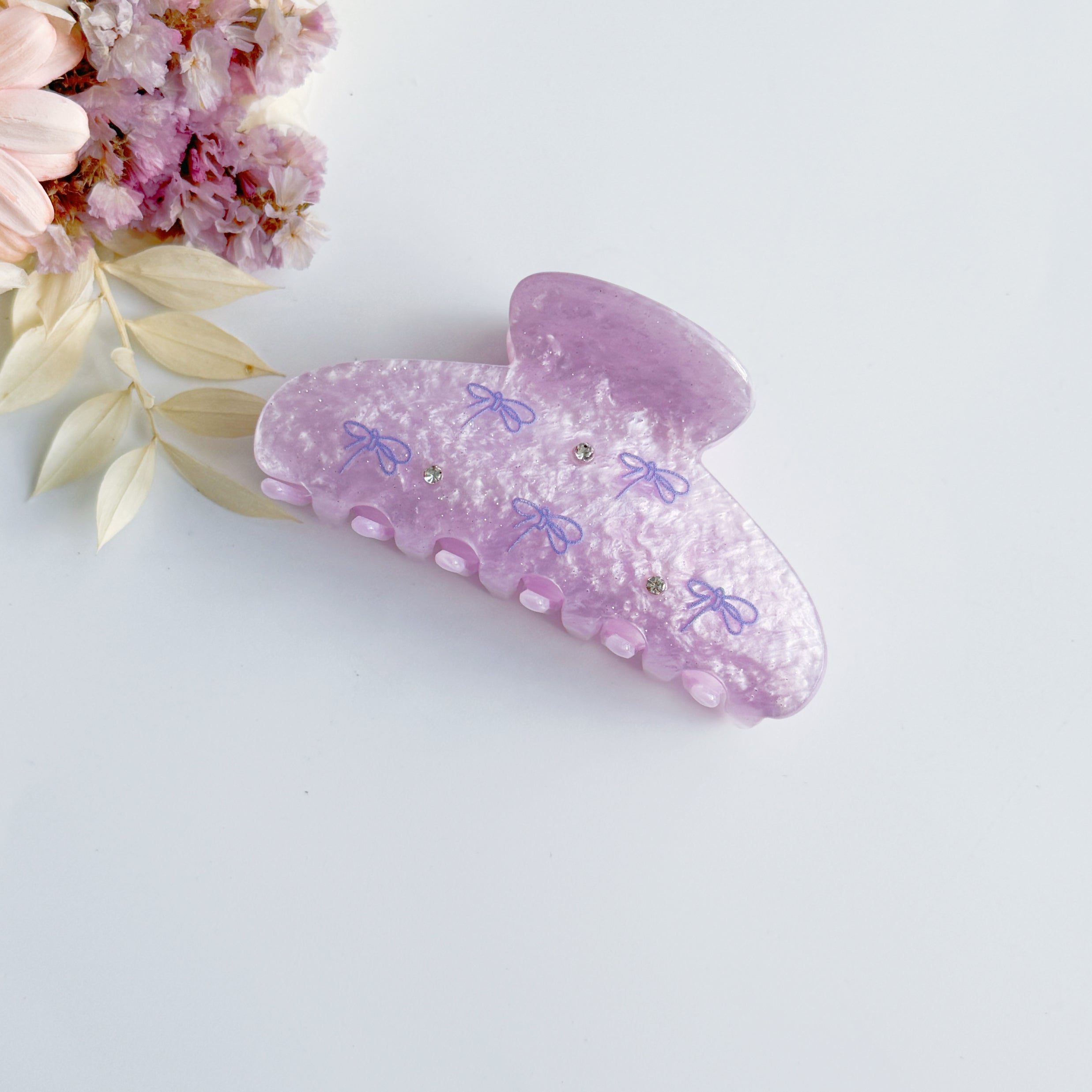 Pastel Bow Hair Claws