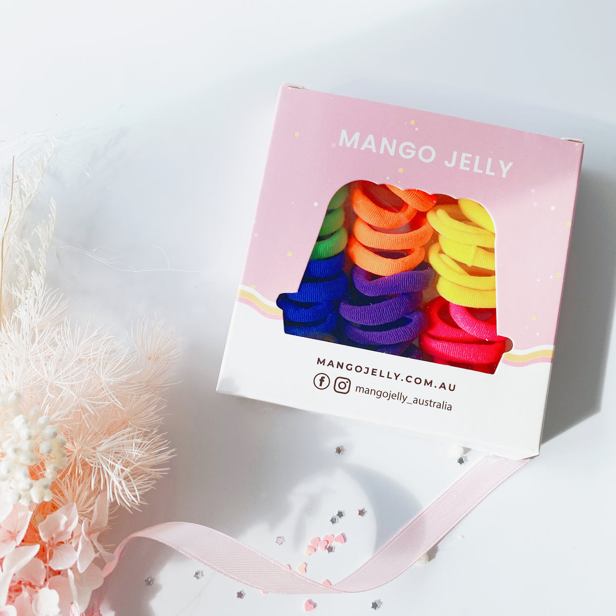 Metal Free Hair ties (3cm) - Retro