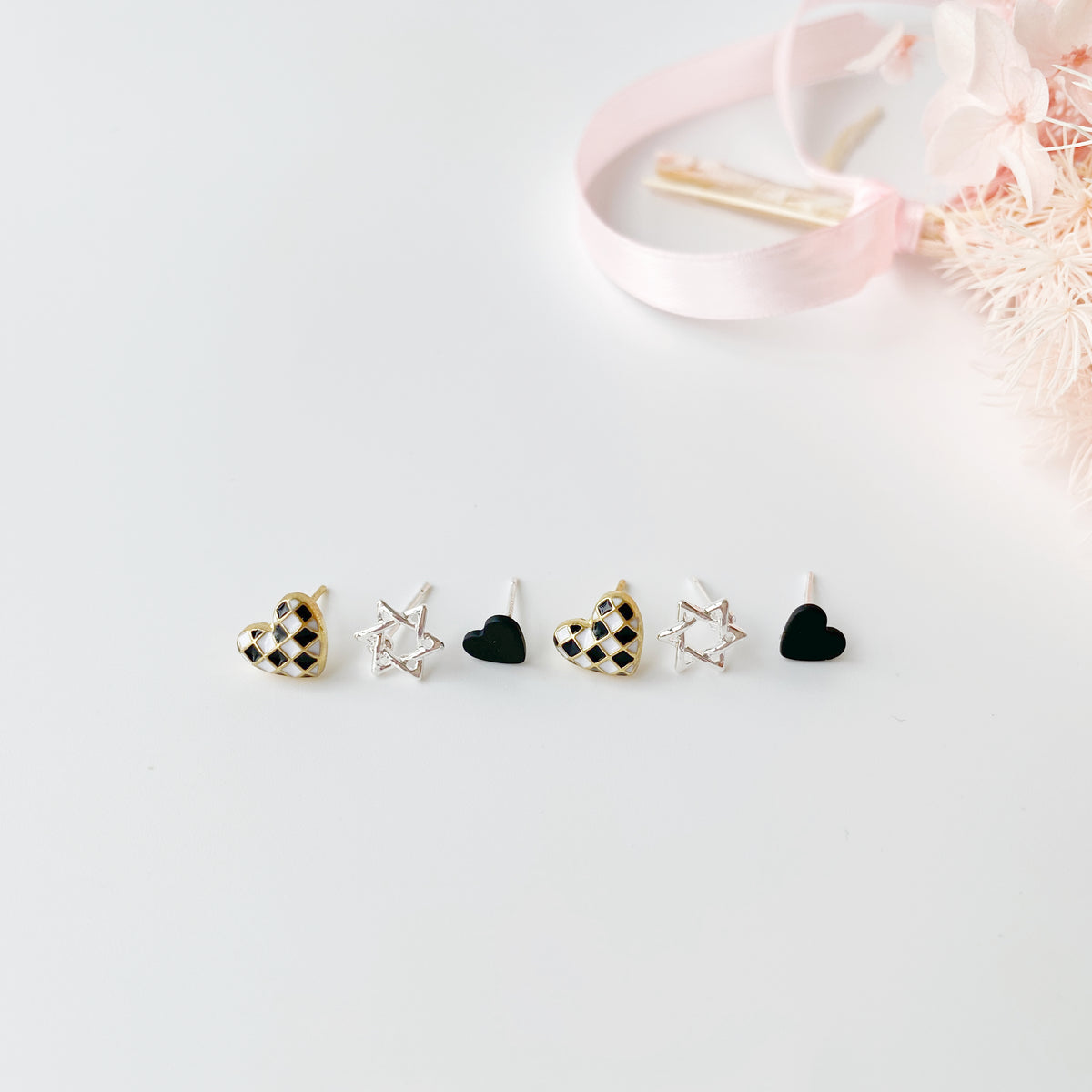 Sterling Silver Petite Studs 3 Pairs - Back on Stage
