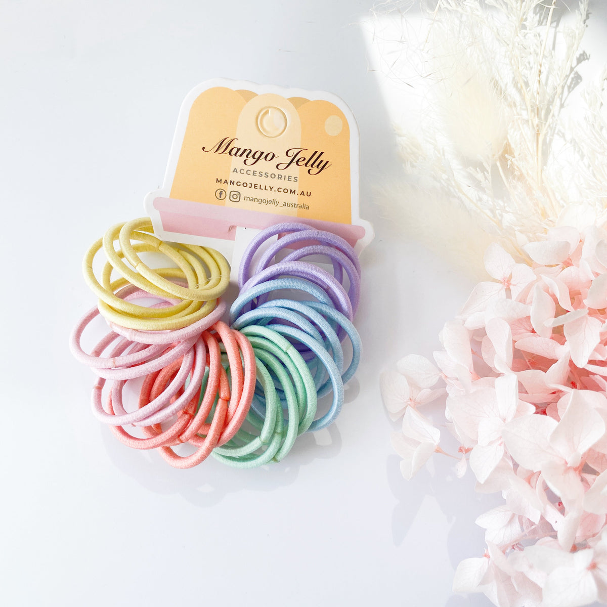 Kids Hair Ties Classic Candy MANGO JELLY