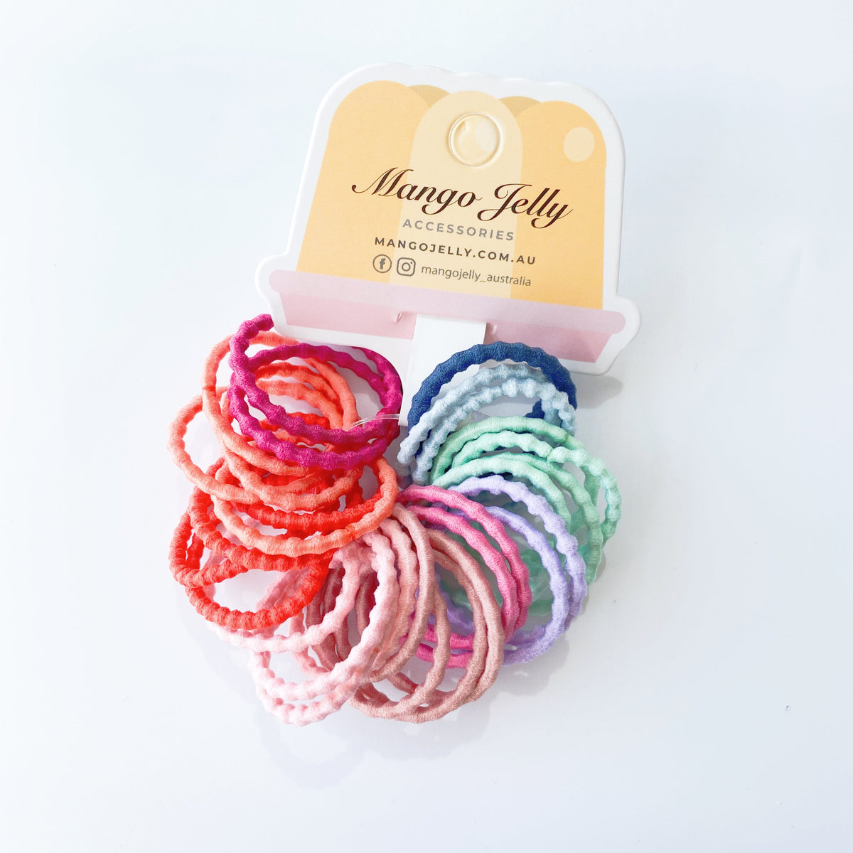Kids Hair Ties - Bubble ring Retro