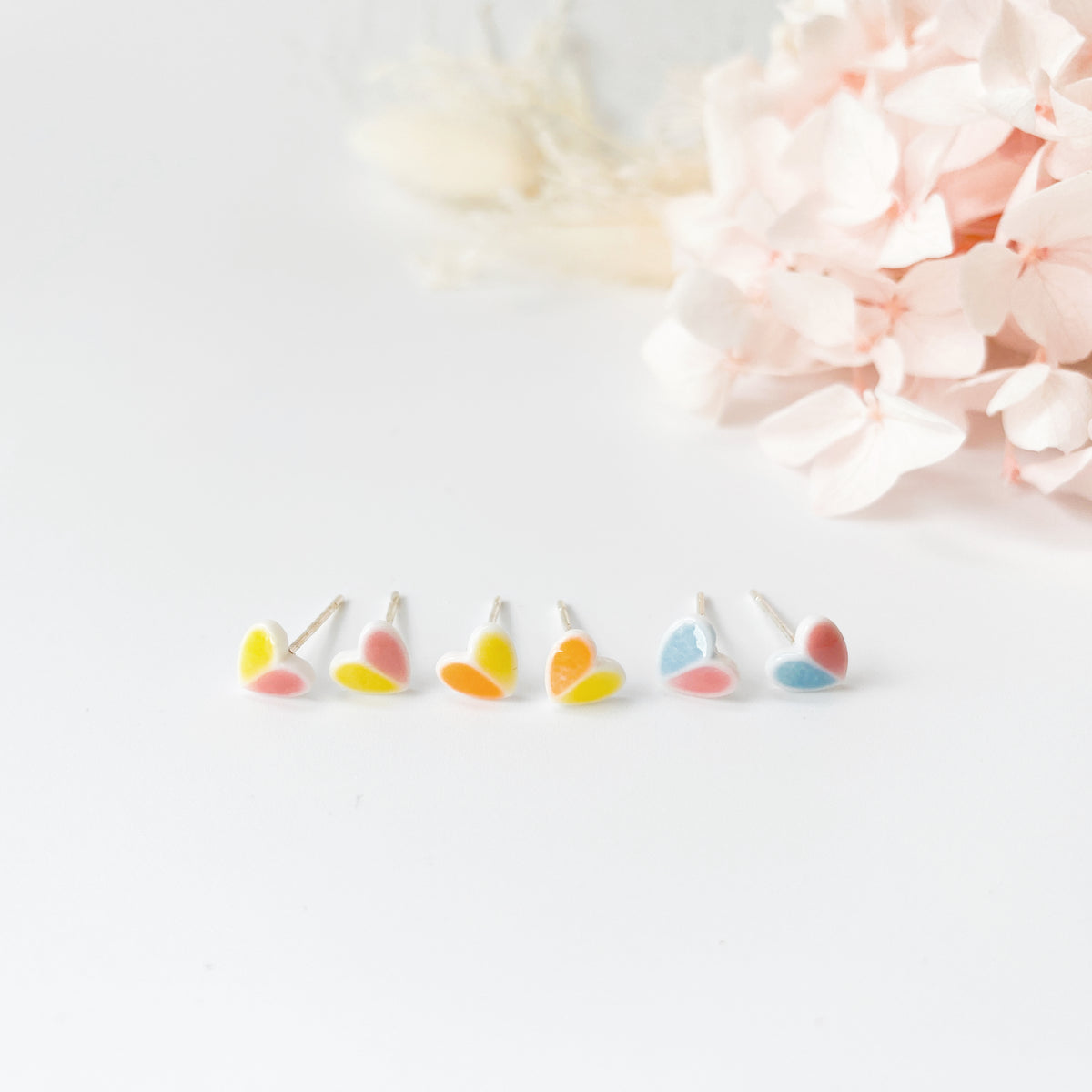 Sterling Sliver Petite Studs 3 Pairs - lil love