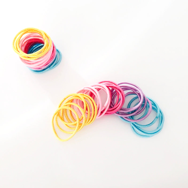 Kids Hair Ties - Classic Summer Bright