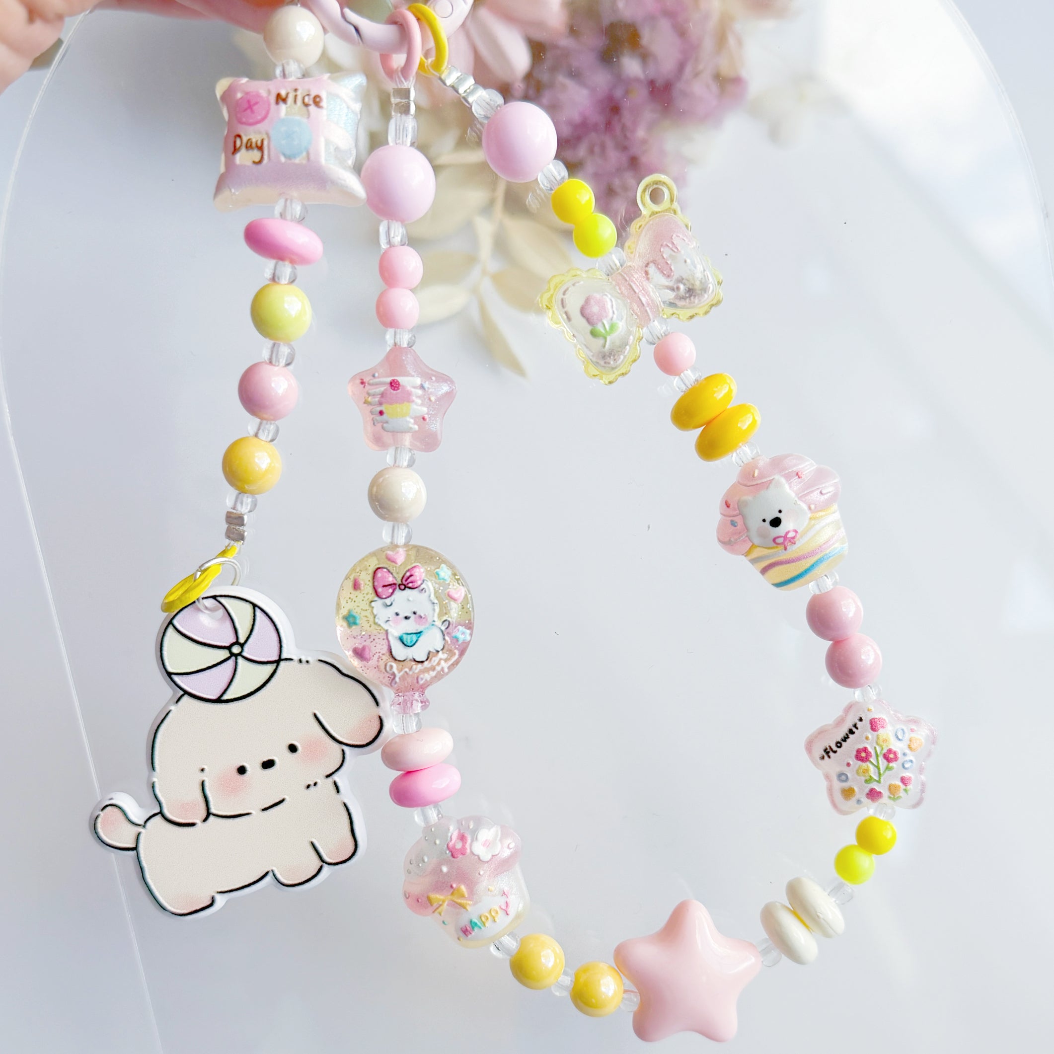 Keyrings and phone charms