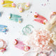 handmade hair clips and hair ties