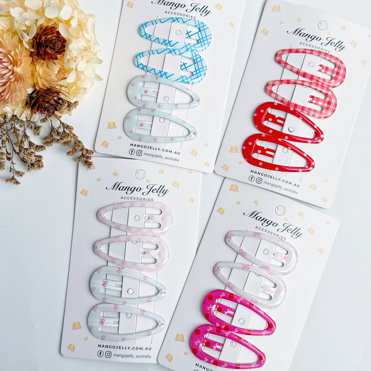 Cute Prints Chubby snap clips
