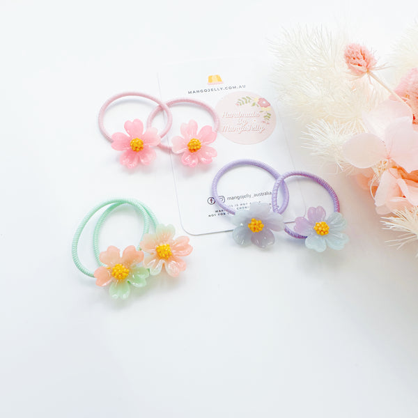 The Cherry blossom Flowers Collection - Hair ties bundle B