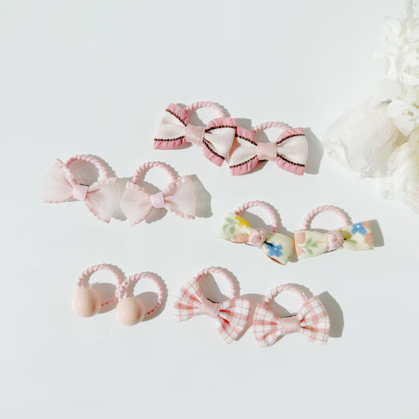 The Fluffy Collection - Baby Pink Petite Hair ties