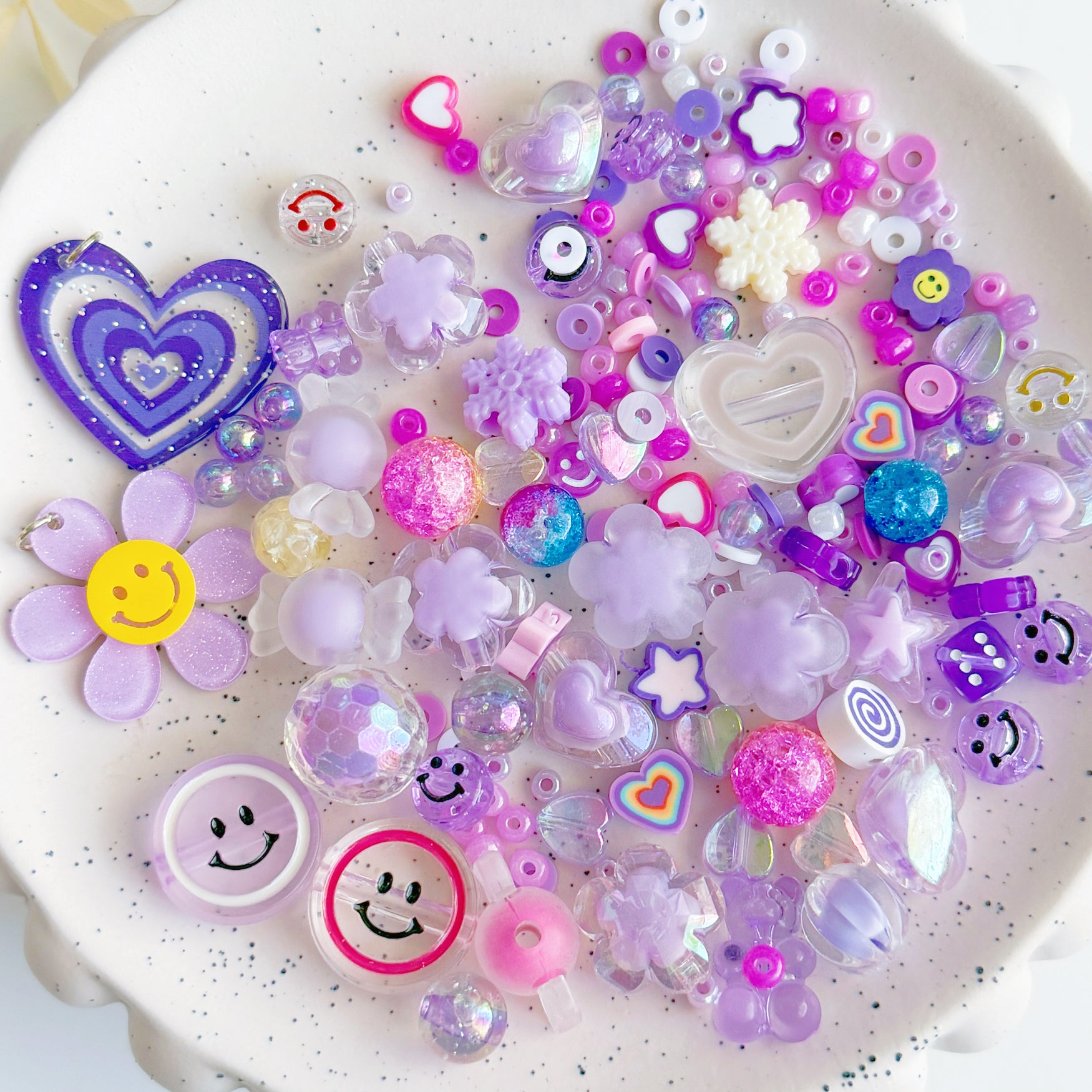 Lilac Bead Soup Mix (60g) + 2 Bonus Charms