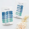 Essential Snap Hair clips - Blue