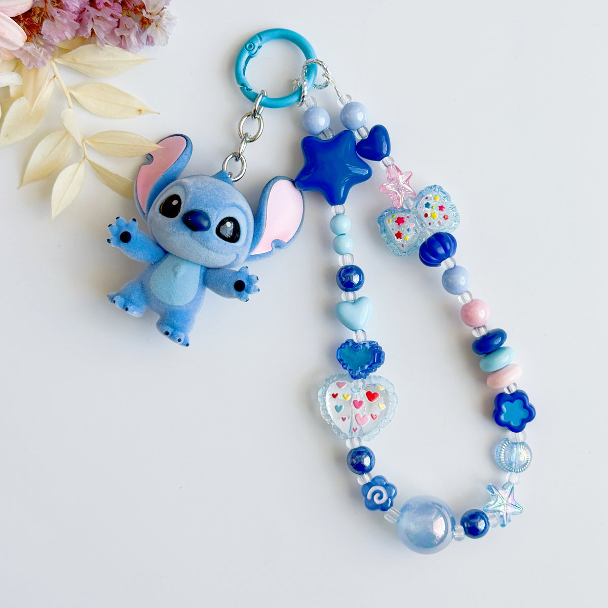 Stitch Beaded Charms | Handmade with Genuine TOP TOY Figures