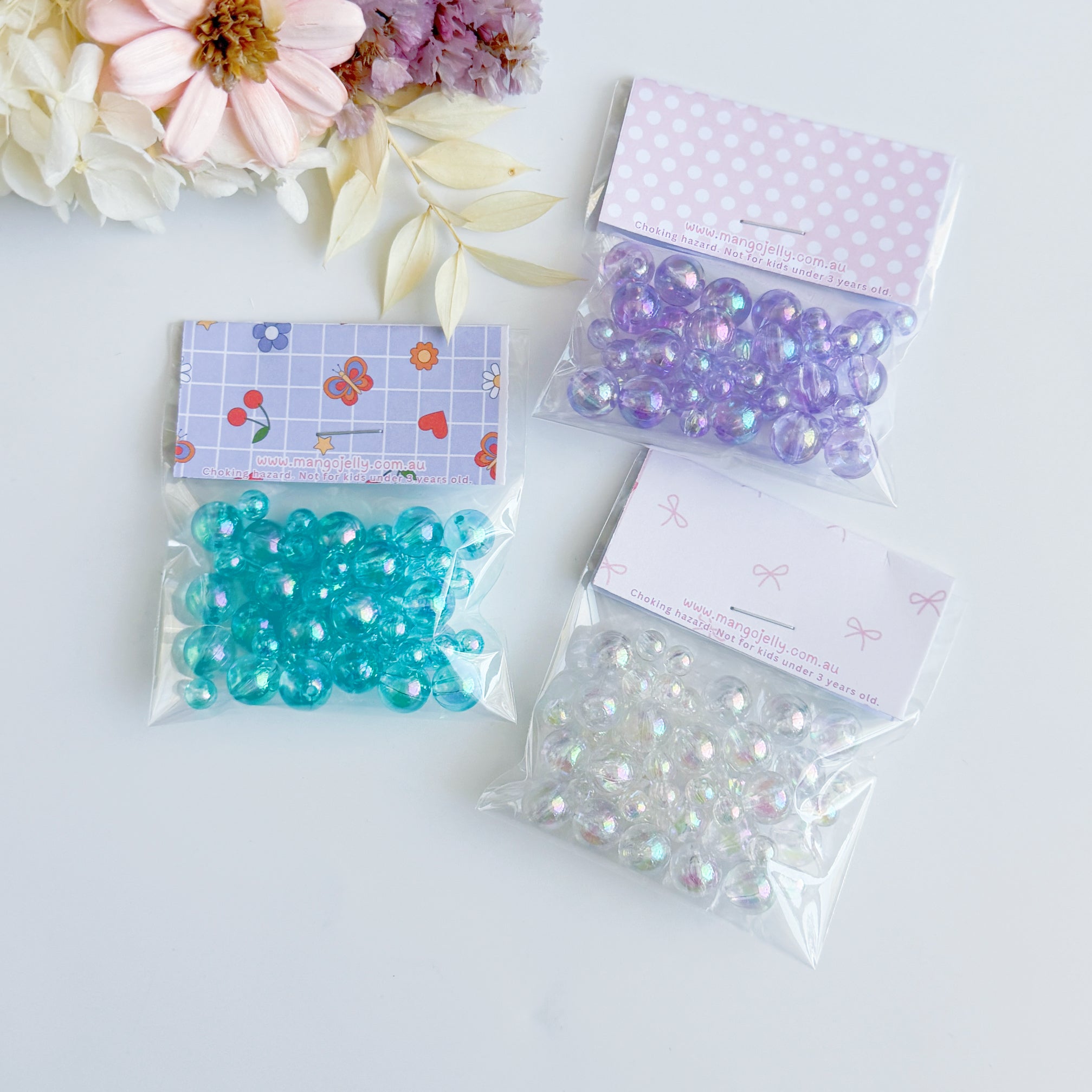Cute beads Pack | Acrylic crystal mix