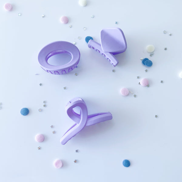 Purple Pastel Claws Collection - classic ribbon