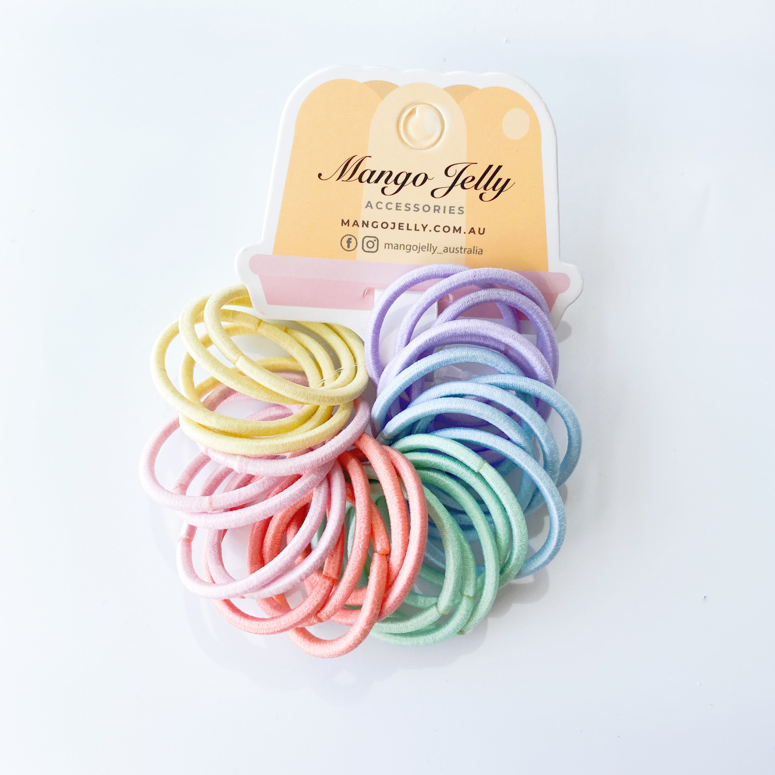 Kids Hair Ties Classic Candy MANGO JELLY