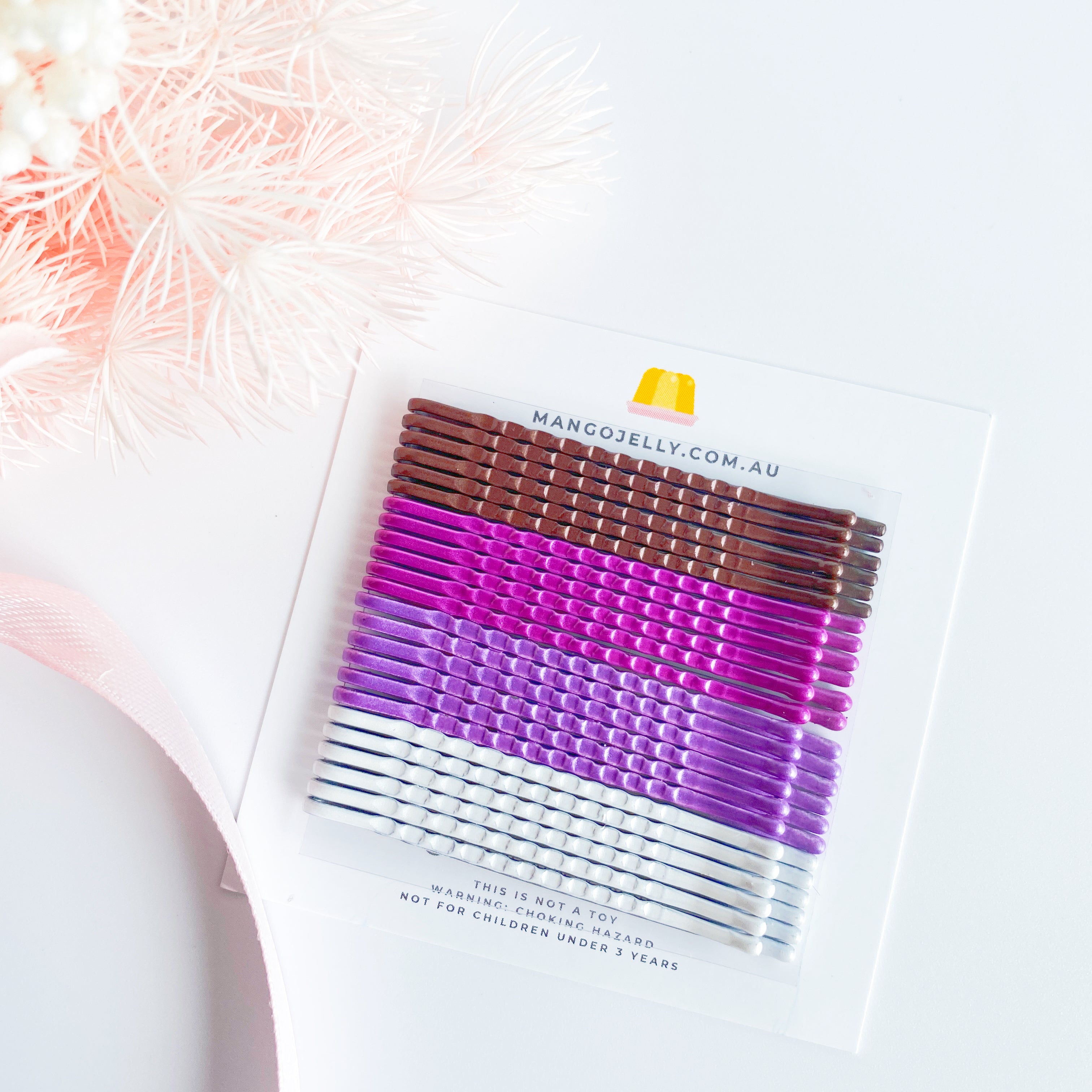 24 pieces assorted Hair Pins – MANGO JELLY