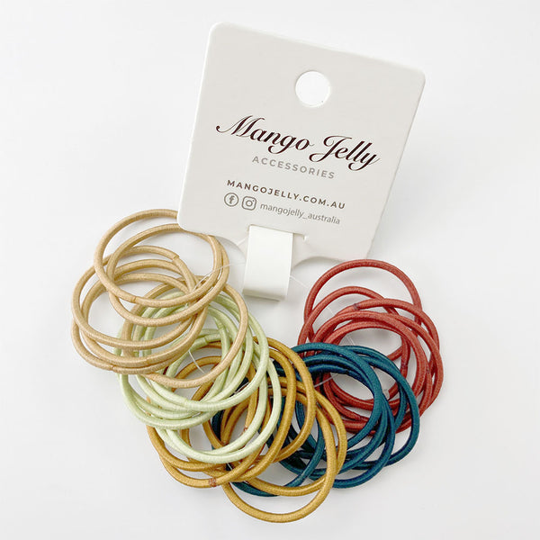 Kids Hair Ties - Classic Forest